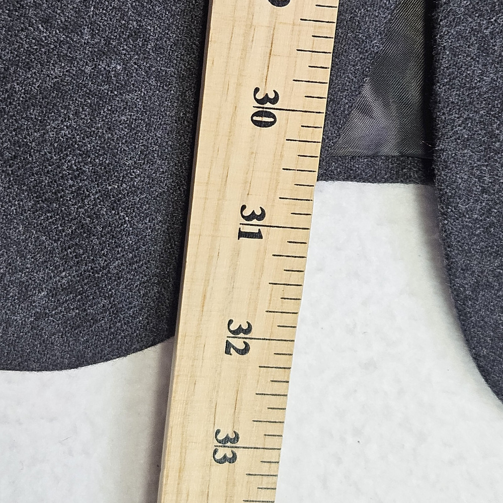 Ralph Lauren Wool Cashmere Blazer Mens 44R Charcoal Gray Flannel Sport Coat Soft - Picture 12 of 16